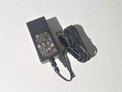 Original Polycom SPS-12-009-120 12 V DC 1 Ampere IP Telefon Netzteil Adapter PSU a3