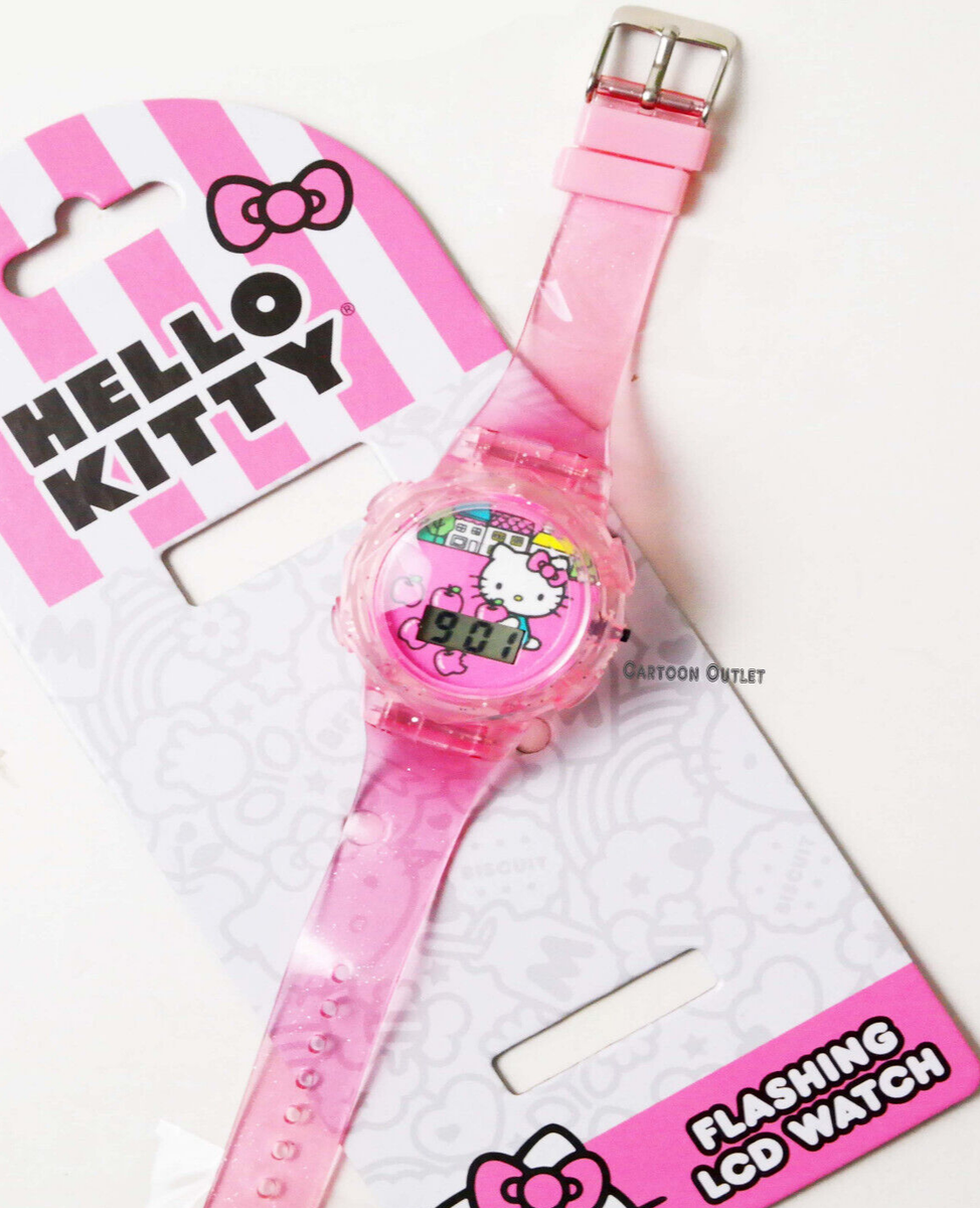 Sanrio Hello Kitty Girls Wristwatch Digital Watch Lights  display picture 1
