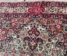 AN ATTRACTIVE SIGNED FLORAL KERR MANI RUG — photo 10
