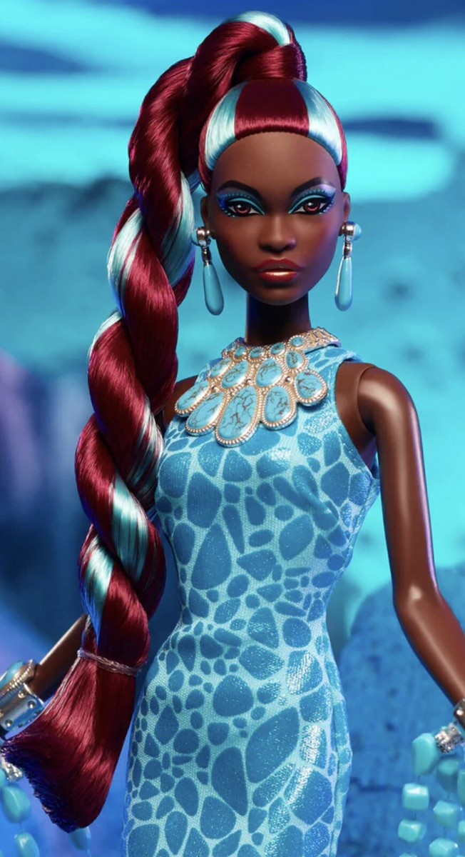 Barbie Signature Gemstone Fantasy Collection Turquoise Doll HJX21