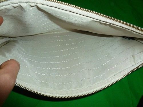 MARC JACOBS Leather & Coated Canvas Portfolio Case for Laptop Tablet up to 14" - Afbeelding 5 van 5