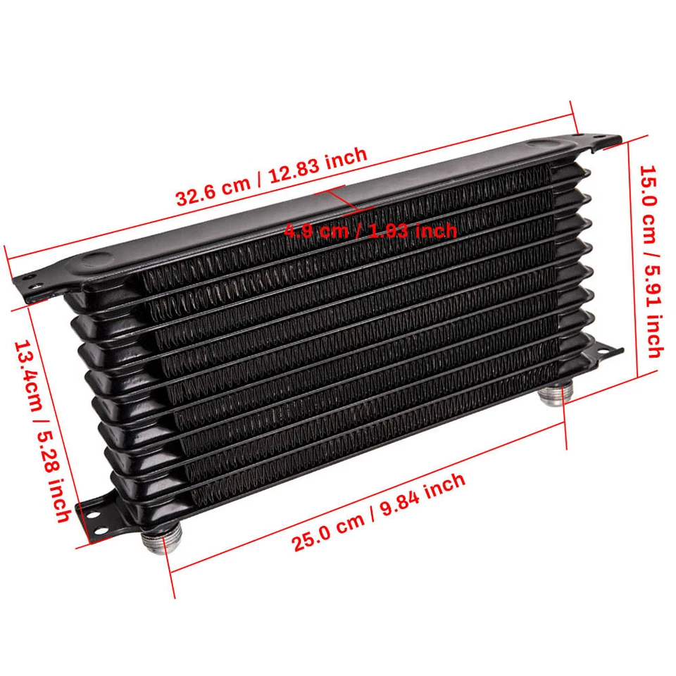 AN10 Universal Engine Oil Cooler+Filter Relocation Adapter Hose Kit - Image 3 of 4