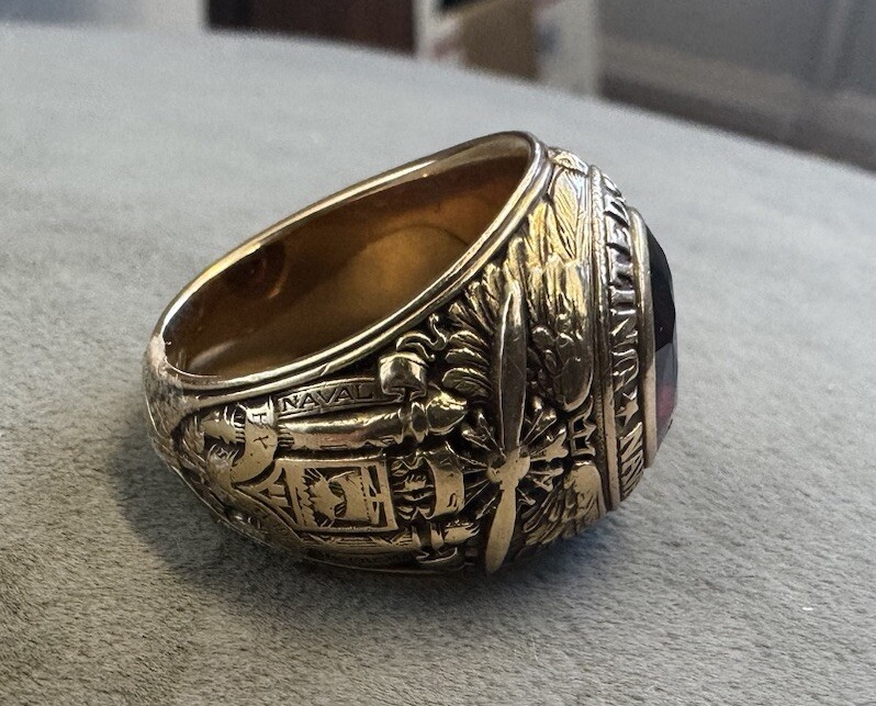 Tiffany & Co. 1933 United States Naval Academy 14K YG Vintage