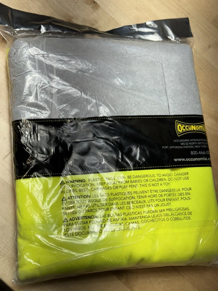 OccuNomix LUX-LSETPBK-Y2X Type R Class 3 Black Bottom Long Sleeve Safety T-Shirt - Image 4 of 4