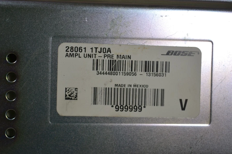 280611TJ0A Nissan Murano 2012-14 rádio amplificador de áudio estéreo fabricante de equipamento original 7E2 575 B7 - Imagem 4 de 4