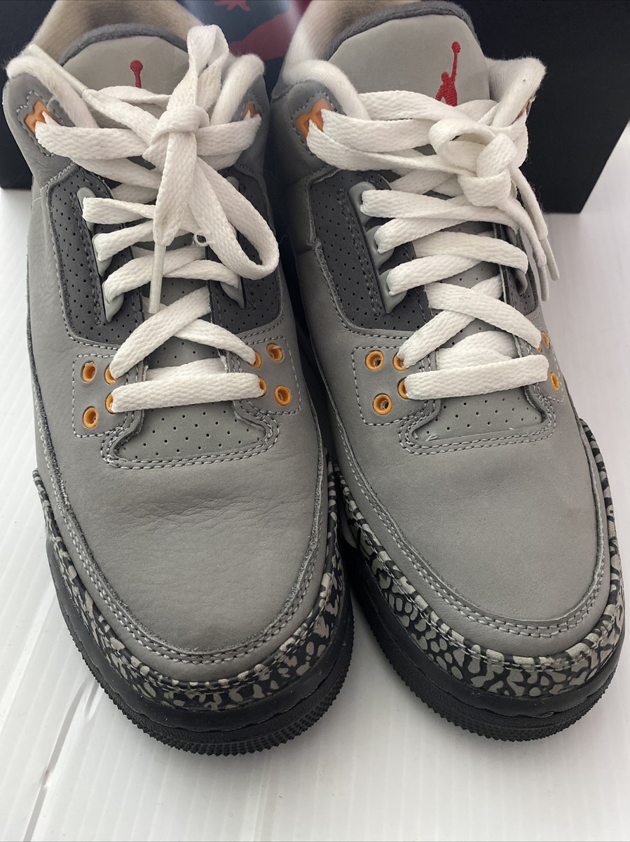 coco様(3mm 2.5.11.36.43)5個 Size 6.5Y- Nike Air Jordan 3 Retro (GS) Cool Gray 398614-012