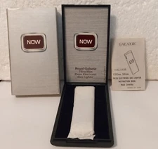 NOW Galaxie Ultra Slim Piezo Electronic Gas Lighter Factory Wrap New in Package