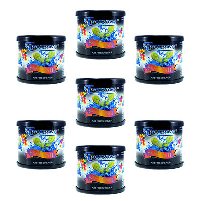 7 CAN TREEFROG JDM PRODUCTS LAST LONG GEL TYPE SQUASH SCENT CAR AIR FRESHENER