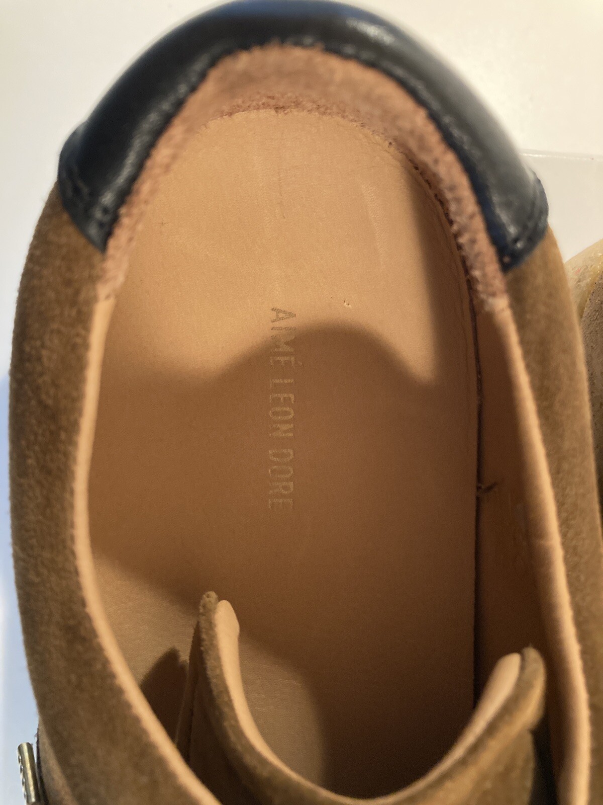 SAOLA Scarpe Wallabe nuove con scatola Aime Leon Dore cachi Q27 taglia 9 42