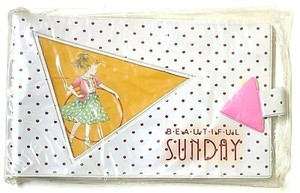 クツワ　Beautiful Sunday 鉛筆付きメモ帳　ファンシーレトロ クツワ Beautiful Sunday 鉛筆付きメモ帳 ファンシーレトロ