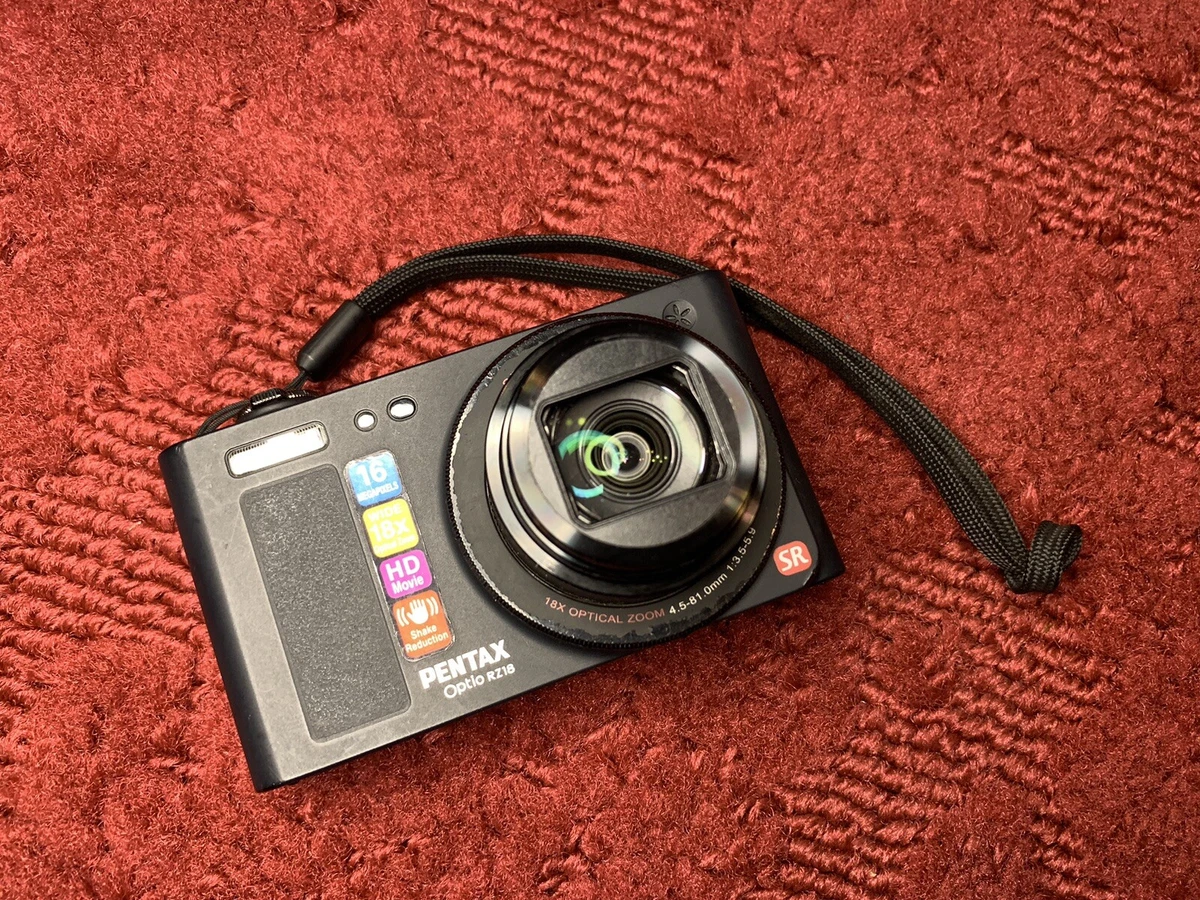 [値下げ中] PENTAX Optio RZ18 パープル PENTAX Pentax Optio RZ18 16.0MP Digital Camera - Black Tested