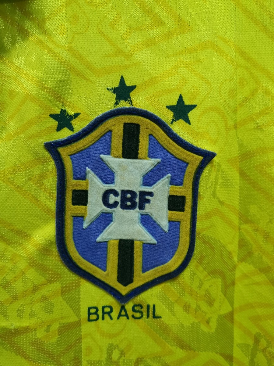 VINTAGE UMBRO BRAZIL CBF 1991-1993 HOME SHIRT JERSEY TRIKOT
