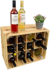 Flaschenregal Henry 12er Natur Weinregal Weinschrank Flaschenregal