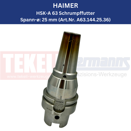 Portautensile HAIMER CAT50 6 Mm I.D. Con Guida Termoretraibile Per Refrigerante - Usato - Modello 50.840.06.4