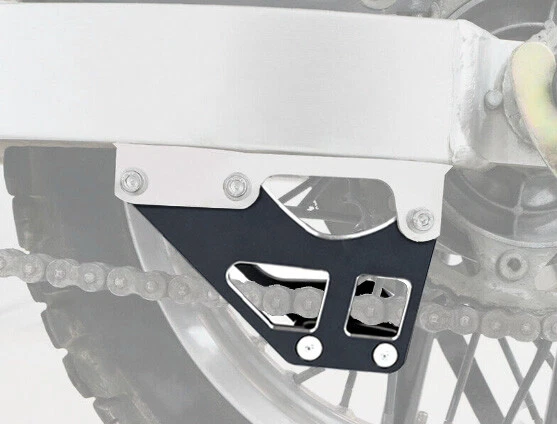 Estuche de guía de cadena CNC 3D negro para Suzuki DR650 DR650SE DR250SE DR350SE Foto 2 de 4