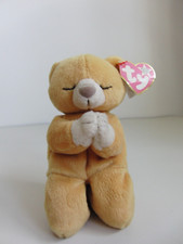 Ty Beanie Baby HOPE The Praying Bear 6.5" with tag error, 1998