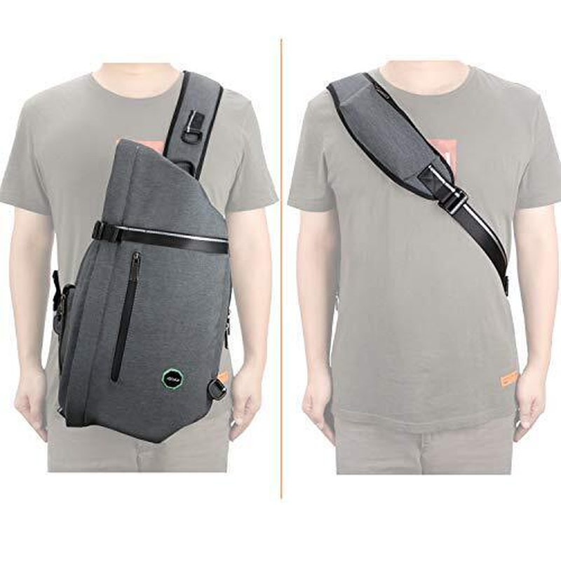 Large Sling Bag Laptop Backpack Cross Body Messenger Bag Shoulder B