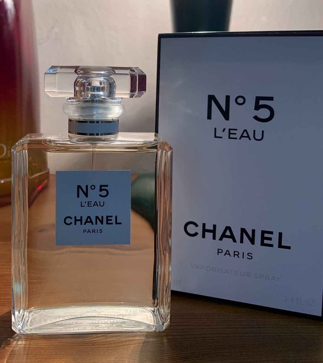 CHANEL No5 l'eau 100 ml edt spray, vintage | eBay UK
