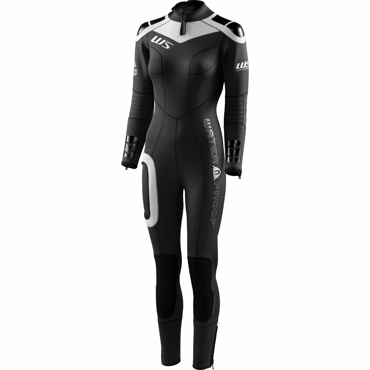Muta Subacquea Da Uomo Waterproof W5 - Spessore 3.5 Mm, Alta Elasticità, Con Rinforzi Su Ginocchia E Gomiti