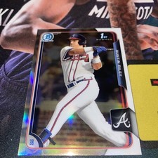 Bowman Chrome First Refractor Austin Riley Base Braves 1st Year MVP All Star