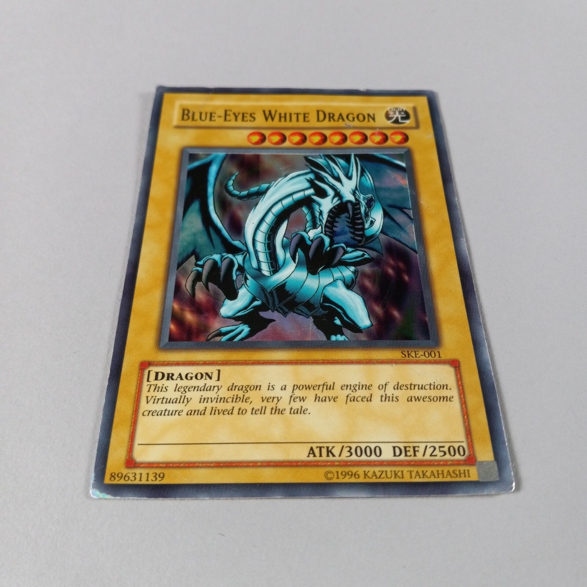 YuGiOh Blue-Eyes White Dragon SKE-001 Super Rare | eBay