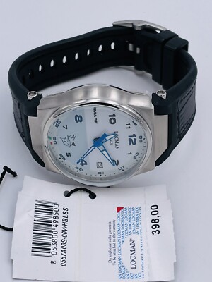 Locman Mare Orologio Uomo 0557A08S-00WHBLSS - Cassa In Acciaio E Titanio, Quadrante Blue, Cinturino In Silicone - 4