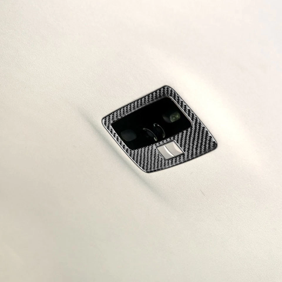 Cubierta de panel de luz de lectura trasera interior de fibra de carbono para Lexus GS 2006-2011 Foto 4 de 4