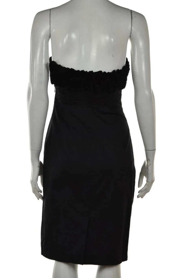 Женское платье Catherine Malandrino размер 0 черное без бретелек длина до колена - Изображение 2 из 4