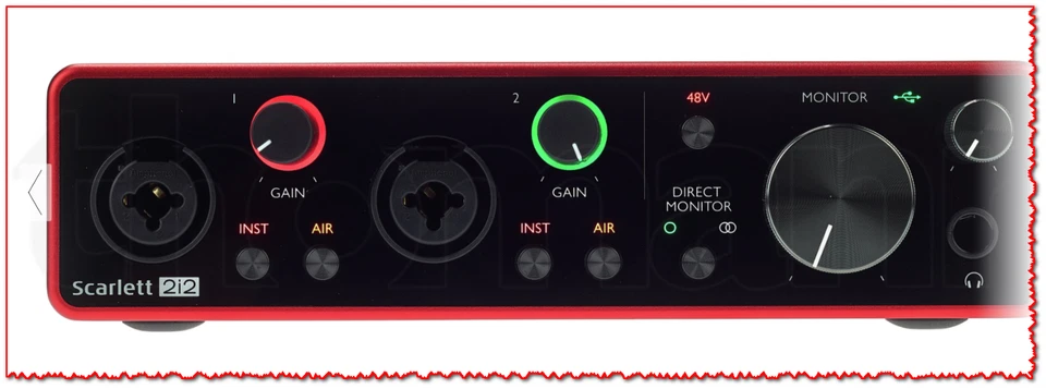 Focusrite Scarlett 2i2 3rd Gen Audio Interface