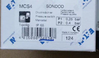 NEW EATON MOELLER MCS4 Pressure Switch