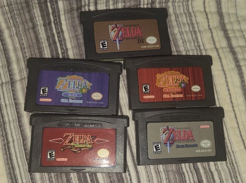 Legend Of Zelda Game Cartridges Gameboy Advance GB/GBA/NDS