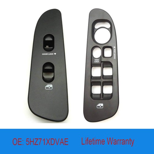 Panel de control interruptor ventana puerta negro conductor pasajero Dodge Ram 2002-2010 - Imagen 6 de 12