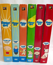 Family Guy DVD Box Set of 6 Volumes 1 2 3 4 5 6 Stewie Griffin Seth McFarland