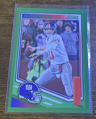 Eli Manning 2025 Panini Score Green #78 New York Giants
