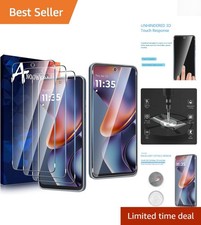 3 Pack Tempered Glass Screen Protector for Moto G 2025 - 9H Hardness  Clarity