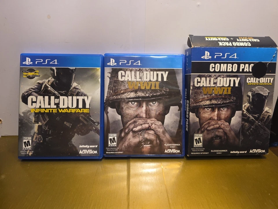 Call of Duty WWII & Infinite Warfare COMBO PACK PS4 Playstation 4 WW2 Unused - Image 3 of 4