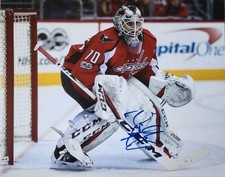 Braden Holtby Signed 11x14 Photo Washington Capitals Autographed COA B