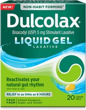 Dulcolax Stimulant Laxative Liquid Gels, Predictable & Effective... 