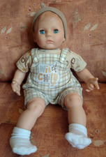 Schildkröt Puppe Spielpuppe Peterle, 52 cm, blaue Schlafaugen, unbespielt