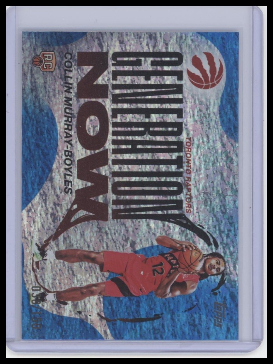 2025-26 Topps #GN-9 Collin Murray-Boyles Generation Now Blue Holo Foil SN,/150