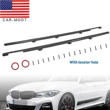 Side Skirts Extension Lip For 2019-2023 BMW G20 G28 3 Series Carbon Fibe