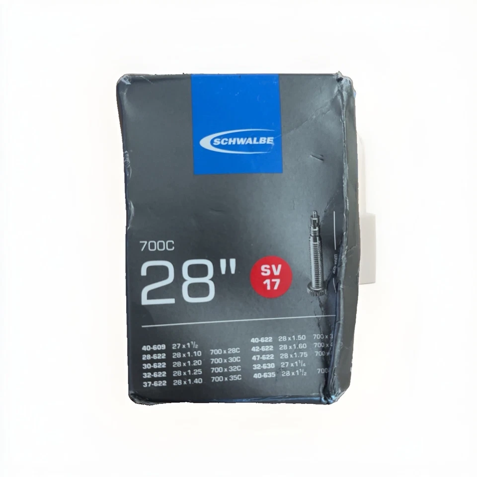 Schwalbe SV17 Chambre à air 28" 700C Valve Presta 40 mm Neuve Vélo Route VTC - Photo 1/1