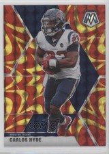 2020 Panini Mosaic Reactive Gold Mosaic Prizm Carlos Hyde #88 rt6