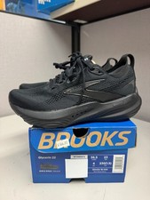 Brooks Women's Glycerin 22 Black/Black/Ebony Medium Width New