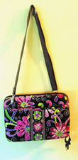 Vera Bradley Brown Plum Crazy Floral Hardshel...