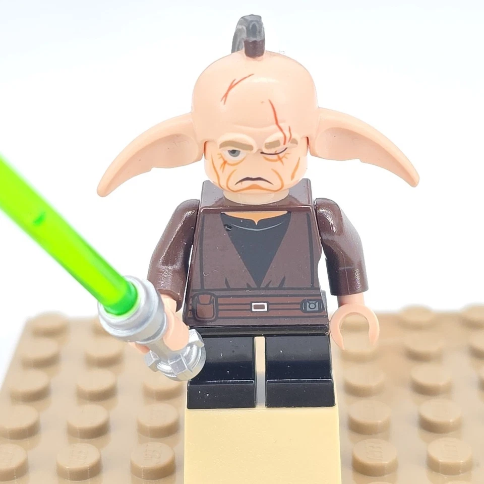 乐高星球大战 Even Piell Minifigure sw0392 来自 Saesee Tiin's Starfighter - 1N — 第 2/4 张图片