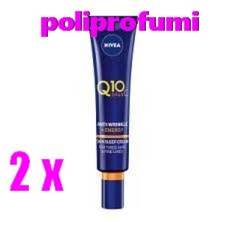 2 X NIVEA Q10 PLUS C Crema notte antirughe 40ml