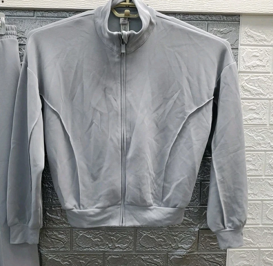 Новый Victoria's Secret VSX невесомый трикотажа полный молнии куртка Sz 8 и брюки Sz Sm синий - Изображение 2 из 4