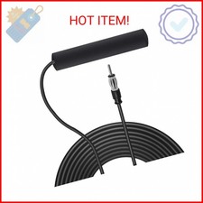 Universal Radio Antenna Car Stereo AM FM Hidden Windshield Adhesive Mount Patch