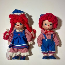 Precious Moments Raggedy Ann & Andy Dolls 